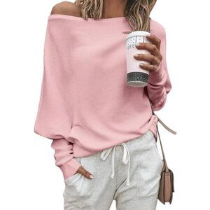 ZENLOR PINK SWEATER SZ. S OVERSIZED EUC